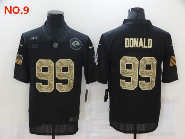 Men's Los Angeles Rams #99 Aaron Donald Jesey NO.9;